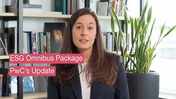 PwC - ESG Omnibus Package