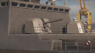 Bofors L/46 (120mm) - The Best Tier II Cannon Gameplay - Modern Warships
