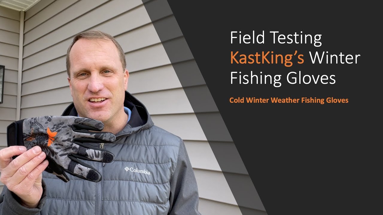 Field Test - KastKing Mountain Mist Fishing Gloves – Cold Winter Weather Fishing  Gloves - YouTube