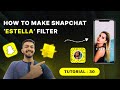 Snapchat  estella  filter  lens studio tutorial  30