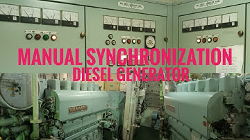 Paano mag manual synchronize Ng Diesel Generator.