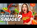 The pasta queen reacts to perfect italian sauce on masterchef