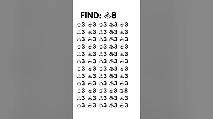 Only 10% of Highly Observational People Can Trace ♨8 in 5 secs #shorts #brainteaser