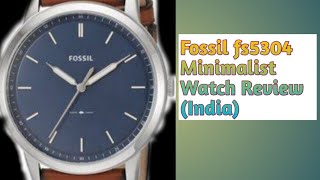 Fossil FS5304 Minimalist Watch review