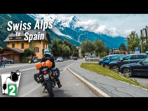 Motorcycle trip Europe – Swiss Alps to Spain