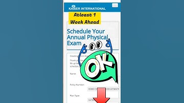 How to Book Your Free Kaiser Annual Physical Exam #kaiser #tutorial #shorts