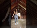 HOW THIS ROOM WENT FROM SCARY ATTIC TO COZY OFFICE! | office attic conversion DIY