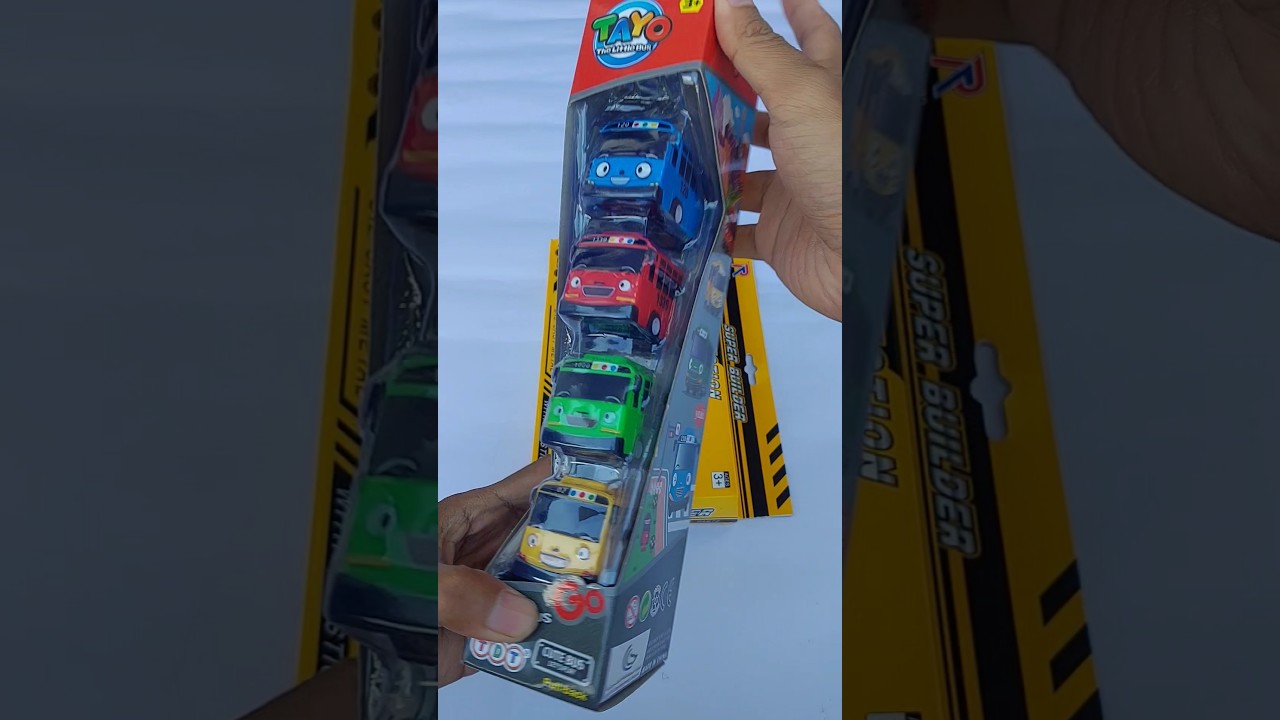 ASMR Unboxing Mainan Bus Tayo | satisfying sound ✨ 