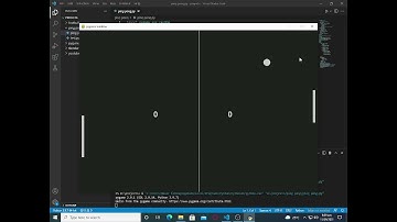 Ping pong game demo pygame || python