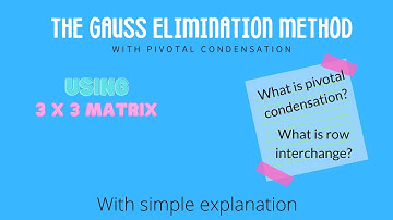 Solve Equation: Gauss Elimination Method with Pivotal Condensation & Row Interchange | IGNOU BCS-054