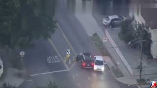 Beverly Hills police chase ends in violent crash in North Hollywood