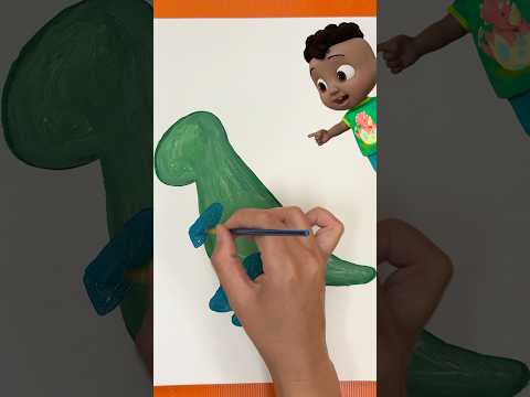 Easy Acrylic Dinosaur