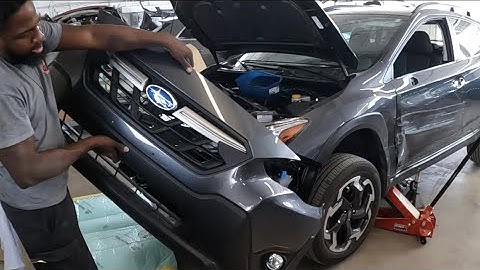 2023 Subaru Crosstrek how to take the front bumper and headlight off