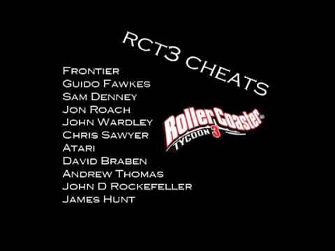 Roller Coaster Tycoon 3 Cheats