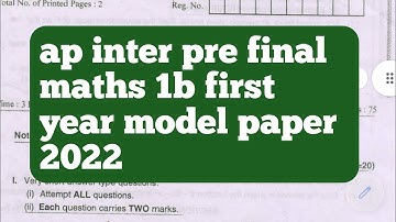ap inter pre final maths 1b first year model paper 2022