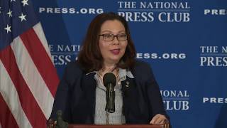 Sen. Tammy Duckworth speaks at The National Press Club