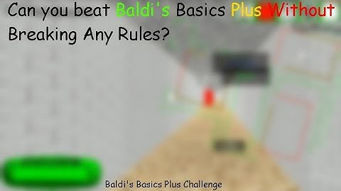 Can You Beat Baldi