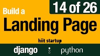 14 of 26 |  Formatting the Email Join Form | Hiit Startup | Django Tutorial