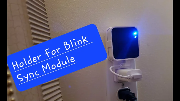 Holder for Blink Sync Module | Compact & Easy | KimTownselYouTube