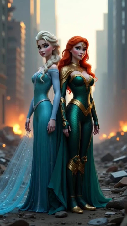 Elsa Returns as Marvel Heroes! ✧ Part 2 (Frozen   MCU Superheroines Fusion) #shorts #elsa #marvel