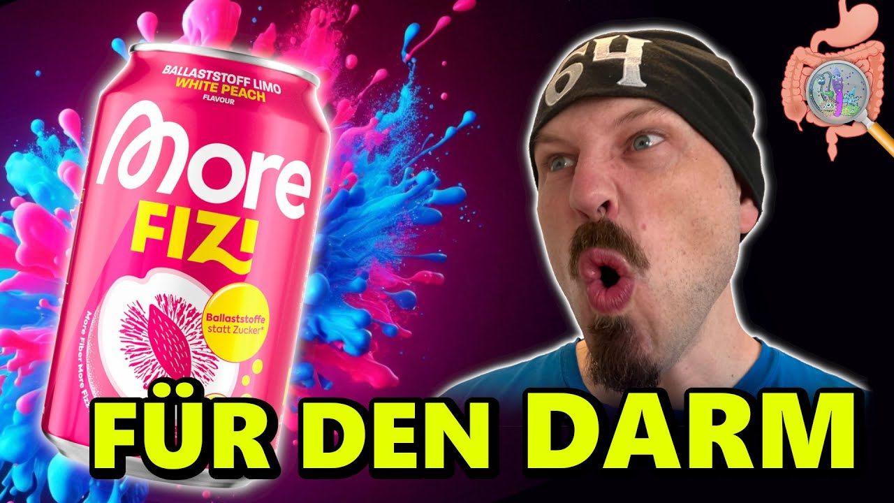More Fizi White Peach im Test - Ballaststoffe zum Trinken für deinen Darm 🪱