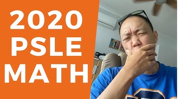 In this video Mr Teng goes through the 2020 PSLE Math paper