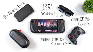 Add a 135” OLED AR Screen To The Steam Deck! VITURE XR Pro Glasse Hands On screenshot 5