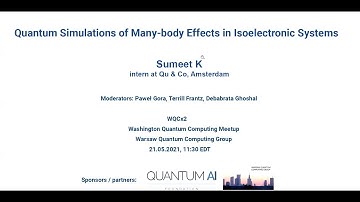 Quantum Simulations of Many-body Effects in Isoelectronic Systems