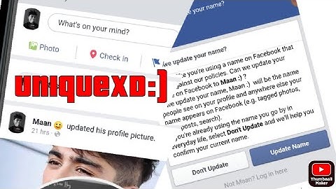 Make Fb name + emoji  I