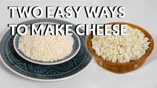 Two Easy Ways To Make Cheese - Chura/Churship