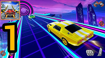 ramp car stunts : ramp car race gameplay walkthrough part 1 | l game channel | android,ios gameplay