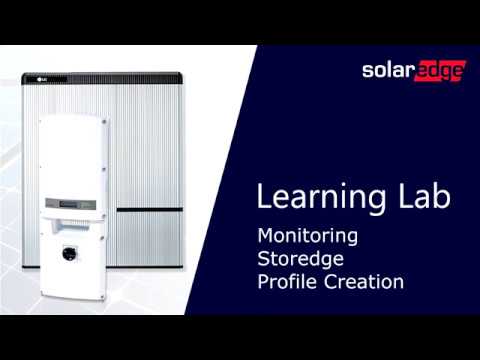 Learning Lab: StorEdge Profile Creation in the SolarEdge Monitoring Platform