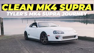 CLEANEST MK4 TOYOTA SUPRA TURBO OEM+ | 600 WHP | TYLER&#39;S SUPRA STORY | CONTROVERSIAL LICENSE PLATE