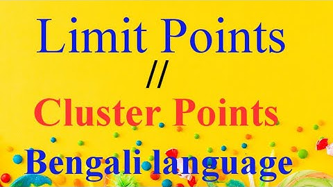 How much do we need to know about "CLUSTER POINT" of a limit of a function.