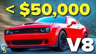 5 BEST V8 Sports Cars You Can Buy For Less Than $50,000!