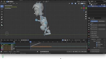 【Blender 2.93】Repeating the action with the Graph Editor