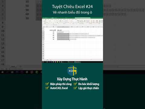 Mẹo vẽ biểu đồ ngang nhanh trong Excel | Mẹo thủ thuật Excel #24