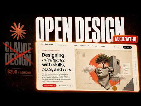 Thumbnail for OPEN DESIGN: Бесплатный аналог Claude Design. Первый взгляд
