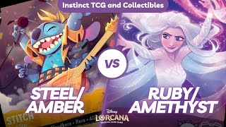 TIER 1 FACEOFF!! CONTROL vs STEELSONG! - Disney Lorcana Gameplay