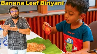 வாழை இலையில் கல்யாண பிரியாணி @ Jabbar Bhai Biriyani Restaurant...