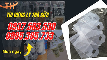 Túi đựng ly thức uống mang về giá sỉ giá rẻ I Túi đựng ly