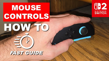 Nintendo Switch 2 - How To Use Mouse Controls (Fast Guide)