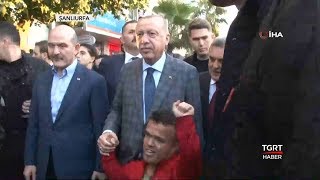 Şanlıurfada Vatandaşlardan Cumhurbaşkanı Erdoğana Sevgi Gösterisi