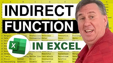 Excel - Using INDIRECT to Point to a Certain Worksheet That Gets Swapped Out - Episode 681