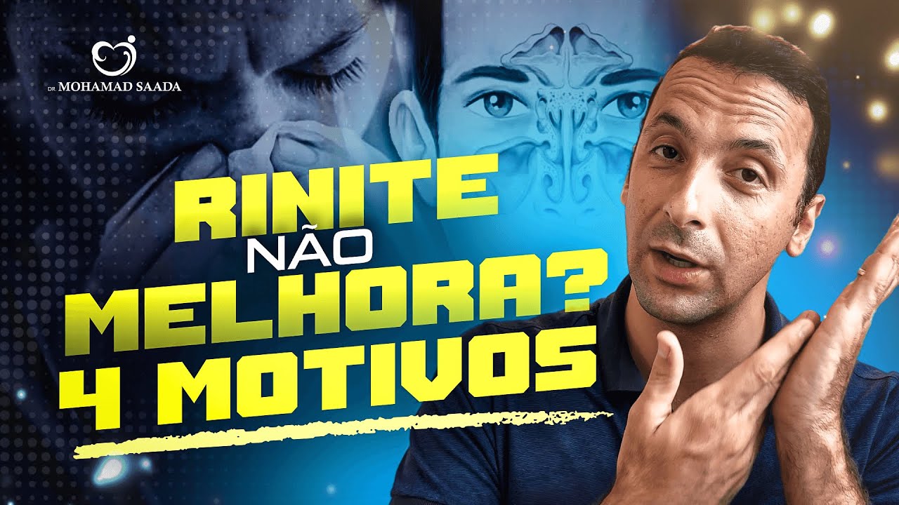 4 MOTIVOS PORQUE SUA RINITE NÃO MELHORA