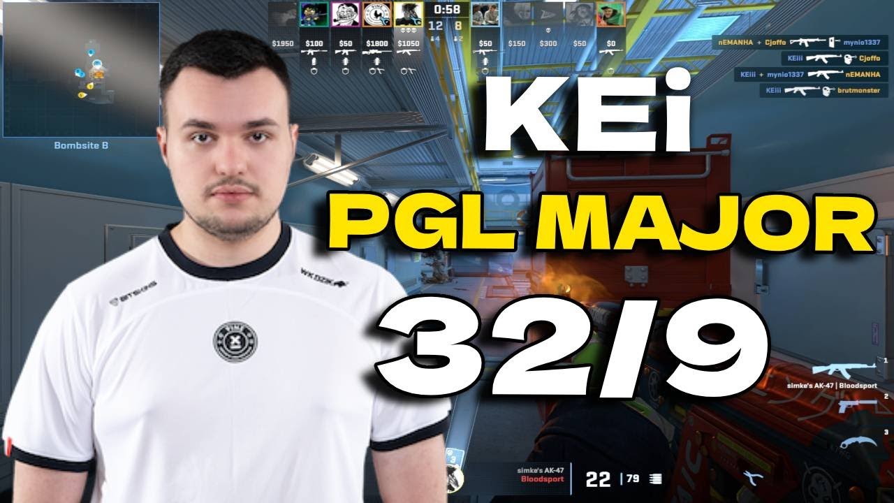 CS2 POV 9INE KEi (32/9) vs Zero Tenacity (Nuke) PGL CS2 Major