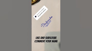 😍Bhupendra name signature❤️comment your name😍 #signature #nameart #subscribe #drawing #shorts