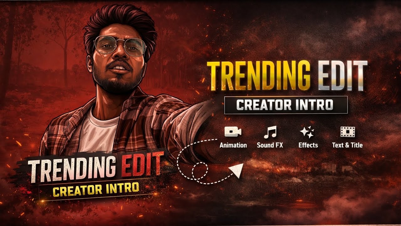 Creator Intro Trending Editing || Ai Trending Edit Video Tutorial 2026