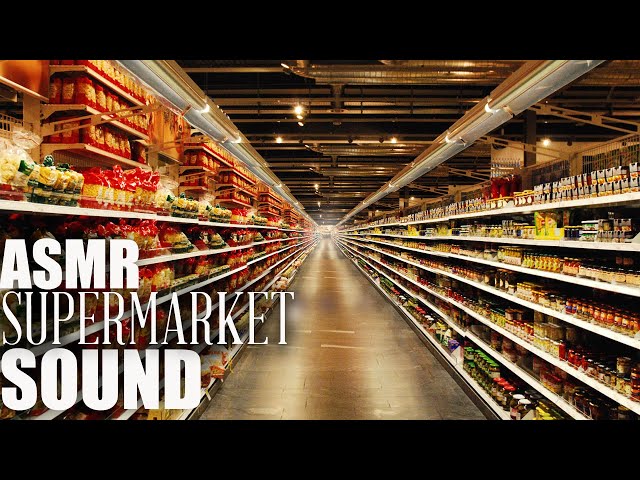 Europe Supermarket Sound Effects ASMR, STUDY & Enjoy Ambient noise class=