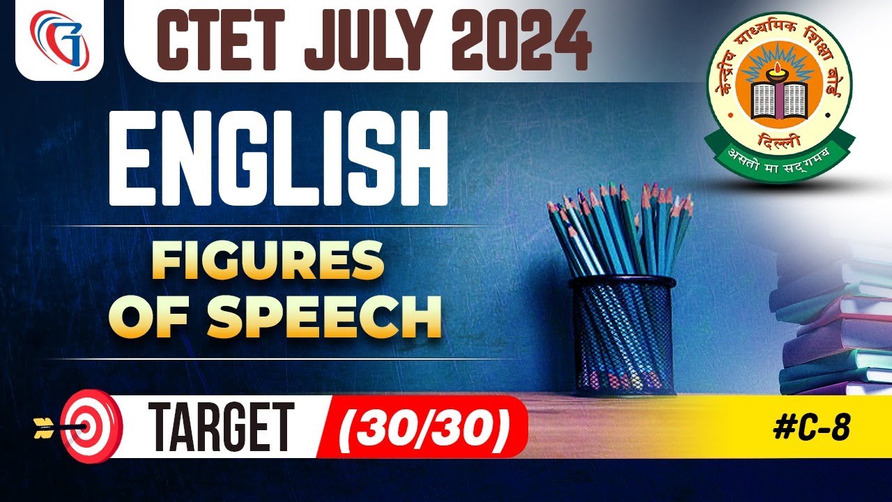CTET July 2024 | CTET English pedagogy Classes | Figure of speech ...
